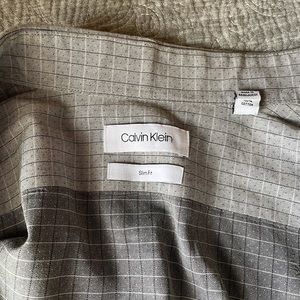 Calvin Kline grey dress shirt